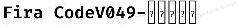 Fira CodeV049字体转换